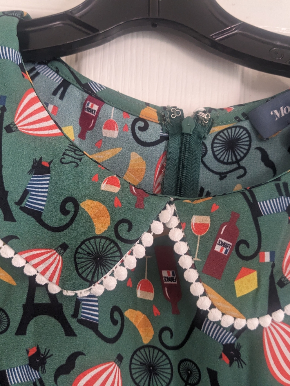 Modcloth Bon Chic,Bon Collared Dress - Picture 3 of 8